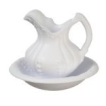 Dollhouse Victorian Pitcher &amp; Bow