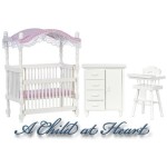 Dollhouse Canopy Nursery - White &amp; Pink