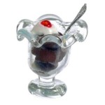 (&amp;sect;) Sale .50&amp;cent; Off - Dollhouse Miniature Ice Cream Sundae