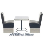 (*) Dollhouse 1950's Booths or Sets