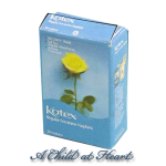 (*) Dollhouse Retro Kotex Box