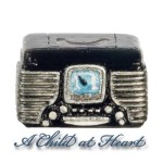 (*) Dollhouse 1950's Retro Radio