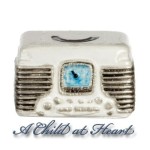 (*) Dollhouse 1950's Retro Radio
