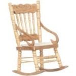 Dollhouse Mesh Seat Rocker(Choice of Finishes)