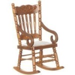 Dollhouse Mesh Seat Rocker(Choice of Finishes)