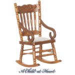 Dollhouse Mesh Seat Rocker(Choice of Finishes)