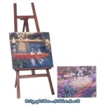 (*) Dollhouse Easel with Paintings