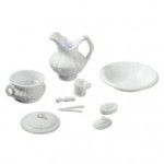 (*) Dollhouse Victorian Chamber Set - White