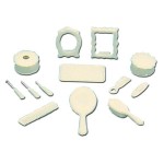 (&amp;sect;) Sale $3 Off - Dollhouse White Victorian Dresser Set