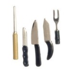 5 pc. Dollhouse Kitchen Knives Set