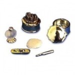 Dollhouse Lady's Boudoir Set Gold