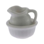 &amp;sect; Sale $1 Off - Dollhouse Ceramic Wash Bowl &amp; Pitcher