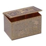 Dollhouse Brass Log Box
