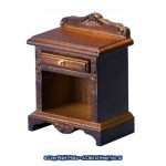 Dollhouse Walnut Double Bedroom