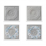 Dollhouse Square Ceiling Molding- Choice of Style -