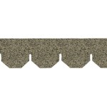 Dollhouse Hexagon Asphalt Shingles - 1 sq.ft