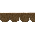 Dollhouse Hexagon Asphalt Shingles - 1 sq.ft
