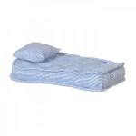 (*) Dollhouse Blue Twin Mattress with Pillow