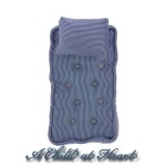 (*) Dollhouse Blue Twin Mattress with Pillow