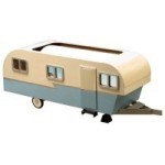 Vintage Travel Trailer Dollhouse (Kit)