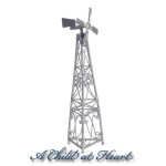 Dollhouse Miniature Steel Windmill