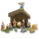 (&amp;sect;) Closeout - 12 pc. Dollhouse Miniature Nativity Set