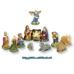 (&amp;sect;) Closeout - 12 pc. Dollhouse Miniature Nativity Set