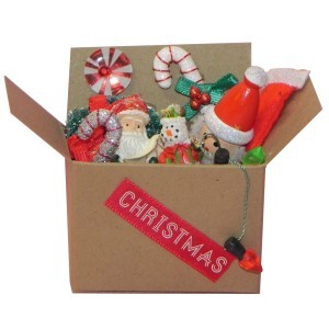 Dollhouse Filled Christmas Box - Product Image