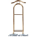 (*) Dollhouse Brass Valet