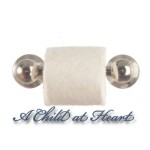 Dollhouse Chrome Toilet Roll Holder