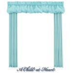 Dollhouse Dbl. Wide Drape w/ Balloon Valance