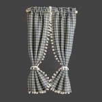 Dollhouse Country Curtains- Choice of Color/Pattern -
