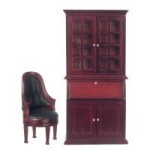 Dollhouse Bookshelf Desk Office