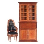Dollhouse Bookshelf Desk Office