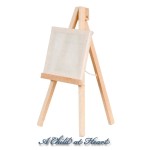 (*Closeout*) Dollhouse Easel with Canvas