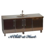 ( ) Dollhouse Commercial Sink &amp; Dishwasher Unit