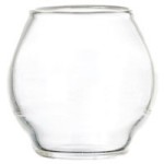 (*) Dollhouse Smooth Edge Glass Fish Bowl