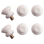 Dollhouse 6 Round Door Knobs- Choice of Finish -