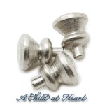 Dollhouse 6 Round Door Knobs- Choice of Finish -