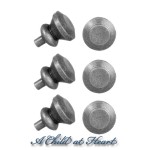 Dollhouse 6 Round Door Knobs- Choice of Finish -