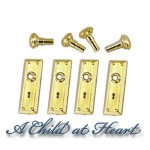 Dollhouse Door Hardware Set
