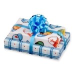 (*) Dollhouse Double Baby Gift with Bow