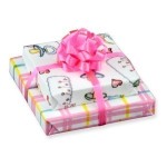 (*) Dollhouse Double Baby Gift with Bow