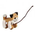 (*) Dollhouse Pull Toy Dog