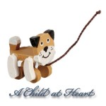 (*) Dollhouse Pull Toy Dog