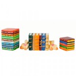 Dollhouse Bear Bookends with Books