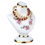 Dollhouse Jewelry Bust with Necklaces