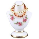 Dollhouse Jewelry Bust with Necklaces