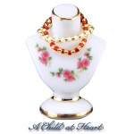 Dollhouse Jewelry Bust with Necklaces