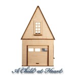 Dollhouse Garage with Loft (Kit)- Temporarily Out of Stock -